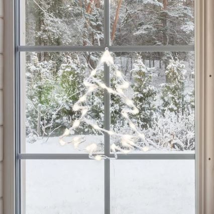 Decoración navideña exterior LED 35xLED/230V IP44 blanco cálido/árbol