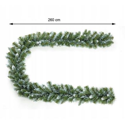 Decoración navideña GIRLANDA 260 cm
