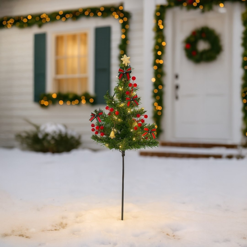 Decoración navideña LED/1W/230V 75 cm IP44 verde