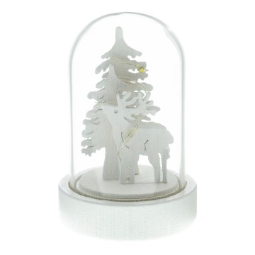 Decoración navideña LED 1xLED/1xCR2032 blanco cálido