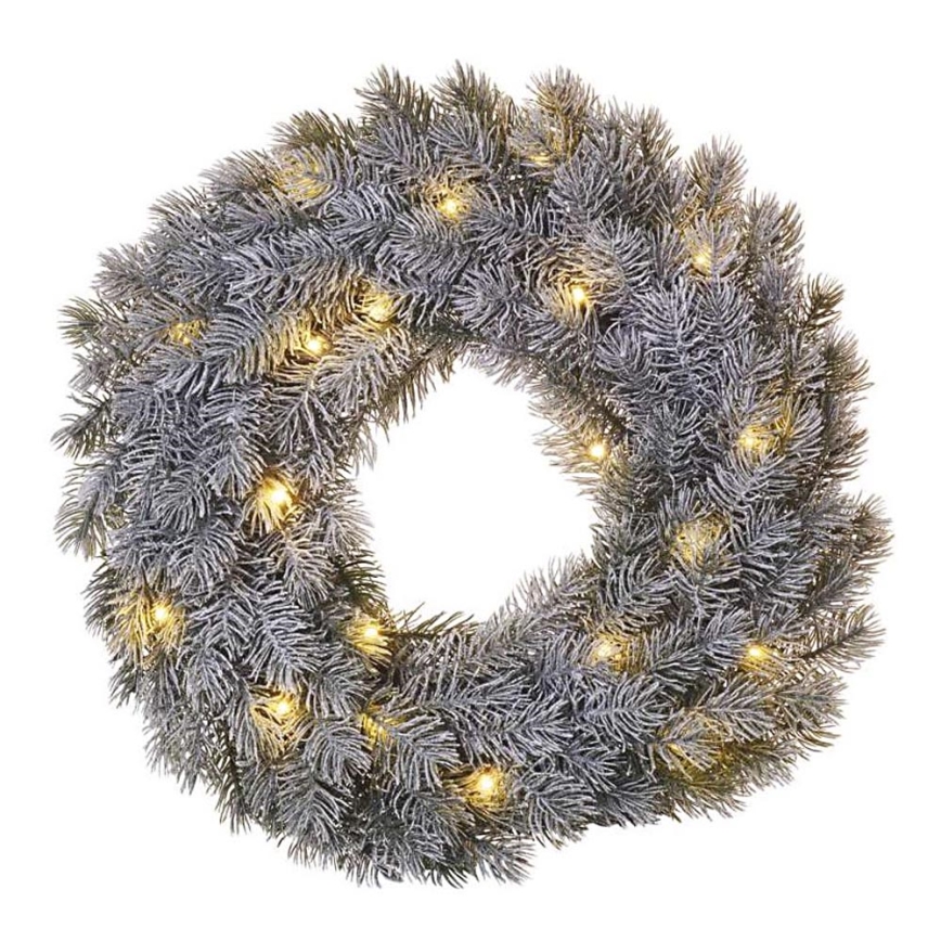 Decoración navideña LED 20xLED/2xAA diámetro 40 cm