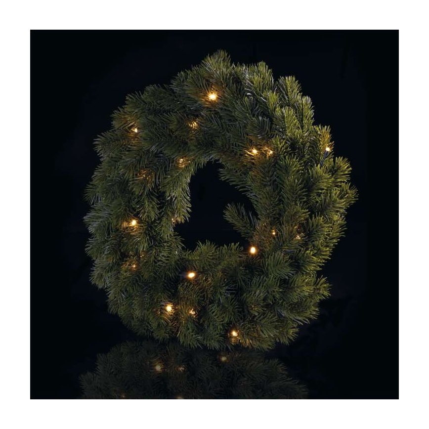 Decoración navideña LED 20xLED/2xAA diámetro 40 cm