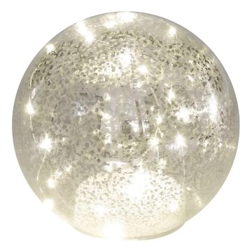 Decoración navideña LED 20xLED/3xAA bola diámetro 15 cm