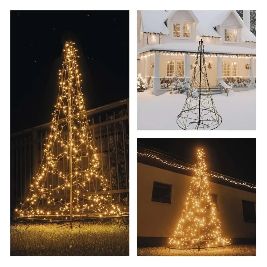 Decoración navideña LED, 480 LEDs / 230 V, IP44, 180 cm