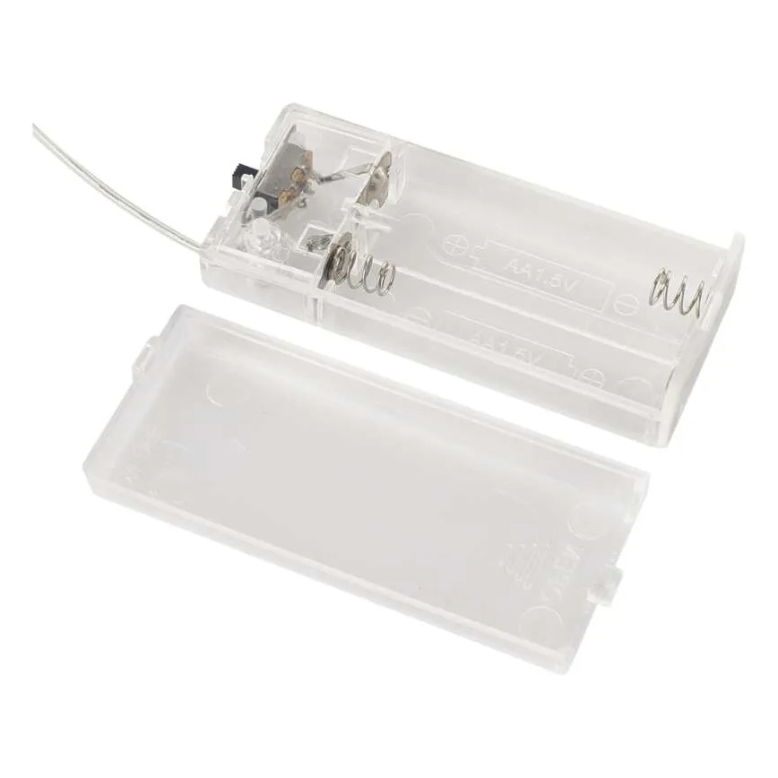 Decoración navideña LED, árbol, 35 LEDs, 2x pilas AA