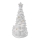 Decoración navideña LED, árbol de Navidad, blanco cálido, 2xAA