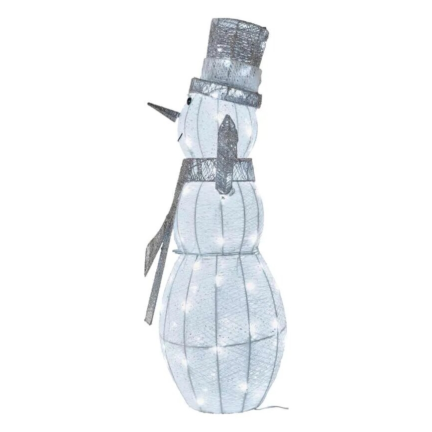 Decoración navideña LED exterior 80xLED/3,6W/230V IP44 82 cm muñeco de nieve