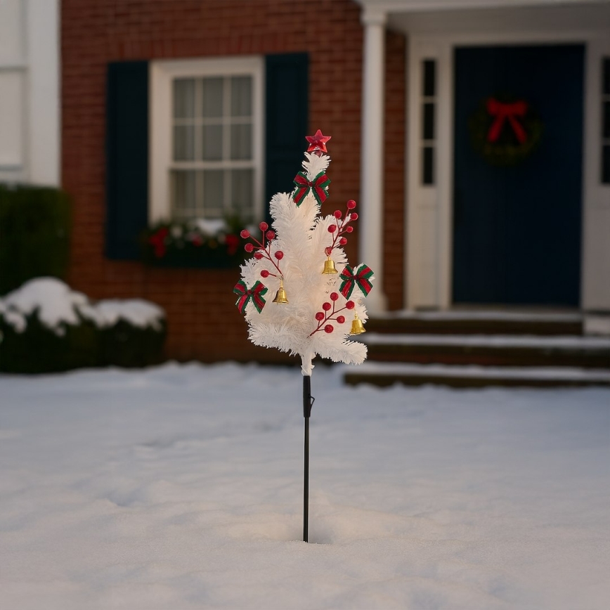 Decoración navideña LED LED/1W/230V 75 cm IP44 blanca