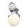 Decoración navideña LED LED/2xLR44/warm white muñeco de nieve con una bola de nieve