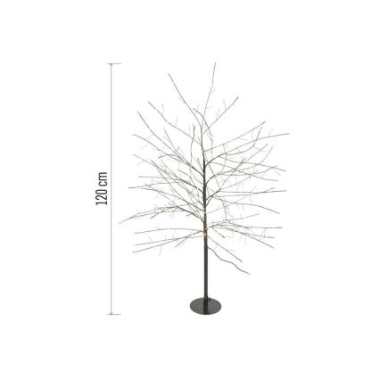 Decoración navideña LED para exterior 600 LEDs/3,8 W/230 V 120 cm blanco cálido IP44