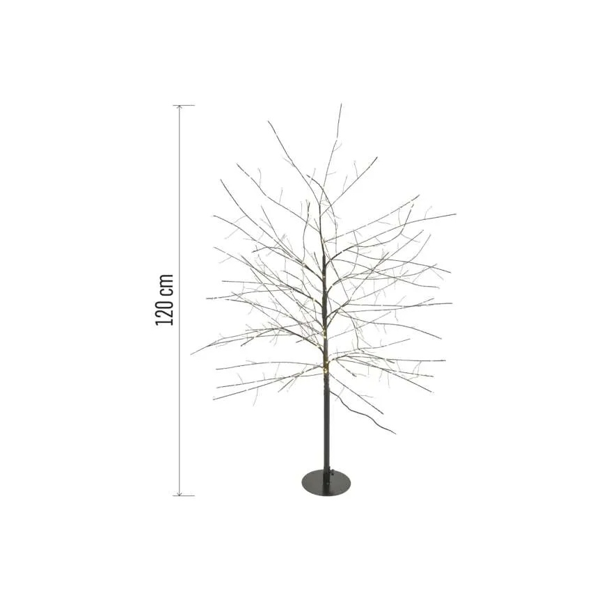 Decoración navideña LED para exterior 600 LEDs/3,8 W/230 V 120 cm blanco cálido IP44