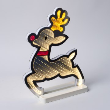 Decoración navideña LED para exterior LED/3,6W/230V IP44 blanco cálido reno