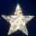 Decoración navideña LED — estrella de 45 cm, 320 LEDs / 230 V, blanco cálido