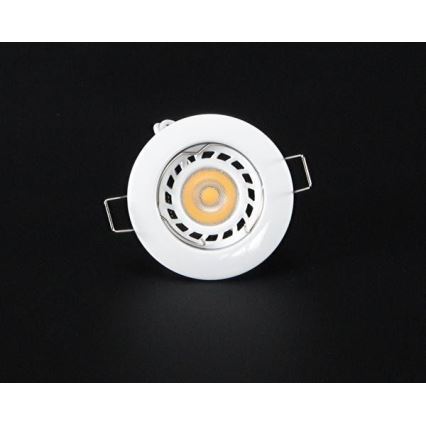 Deko-Light 120017 - Lámpara empotrada RUND 1xGU5,3-MR16/35W/12V blanco