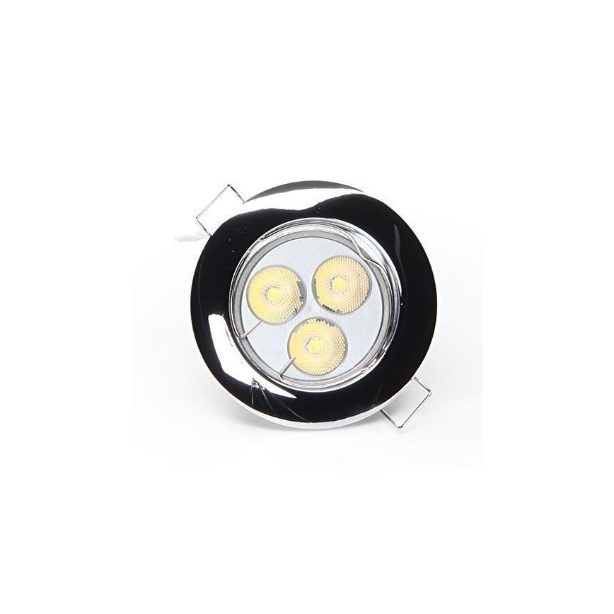 Deko-Light 120018 - Lámpara empotrada RUND 1xGU5,3-MR16/35W/12V cromo brillante