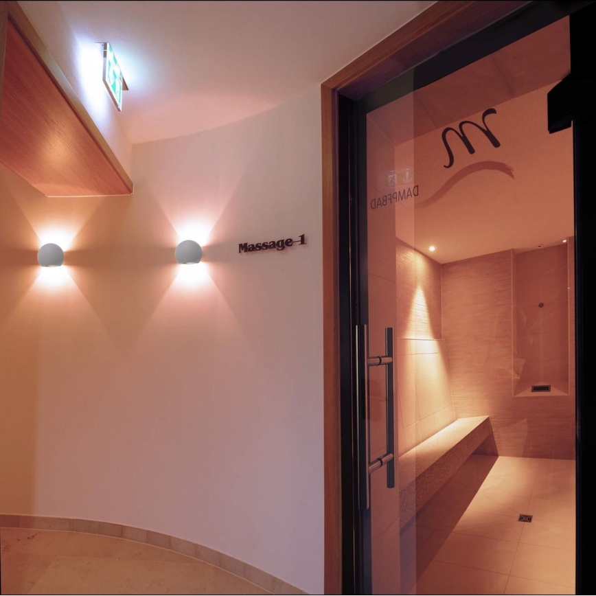 Deko-Light 341177 - Aplique OSANO 1xG9/25W/230V concreto