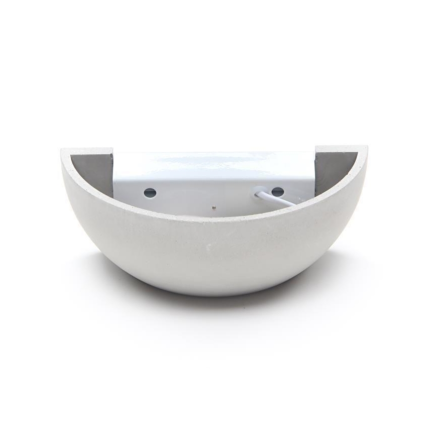 Deko-Light 341179 - Aplique NETITO 1xE14/25W/230V concreto