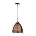 Deko-Light 342026 - Lámpara colgante FILO 1xE27/60W/230V diá. 19 cm negro
