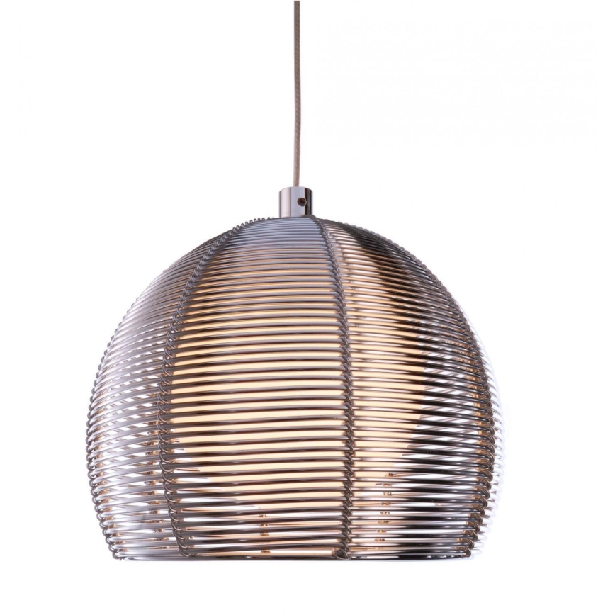 Deko-Light 342029 - Lámpara colgante FILO 1xG9/40W/230V diá. 16 cm plata
