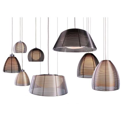 Deko-Light 342032 - Lámpara colgante FILO 3xE27/60W/230V diá. 39 cm negro