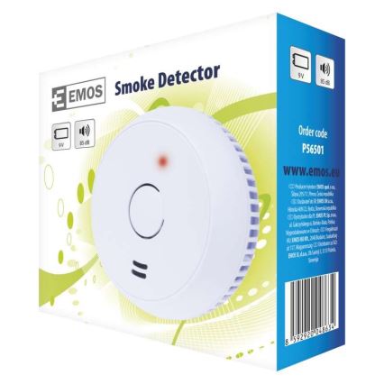 Detector de humo 1x9V