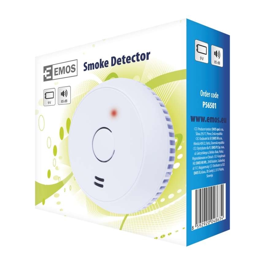 Detector de humo 1x9V