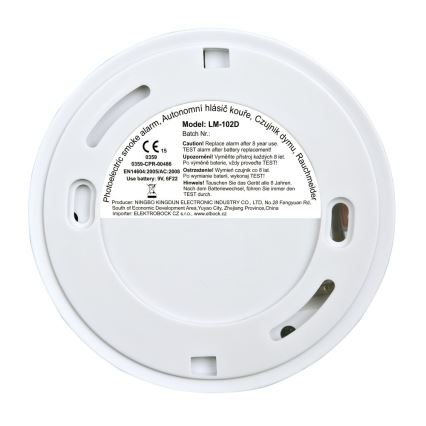 Detector de humo autónomo LM-102D fotoeléctrico