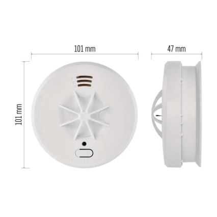 Detector de incendios 1x9V