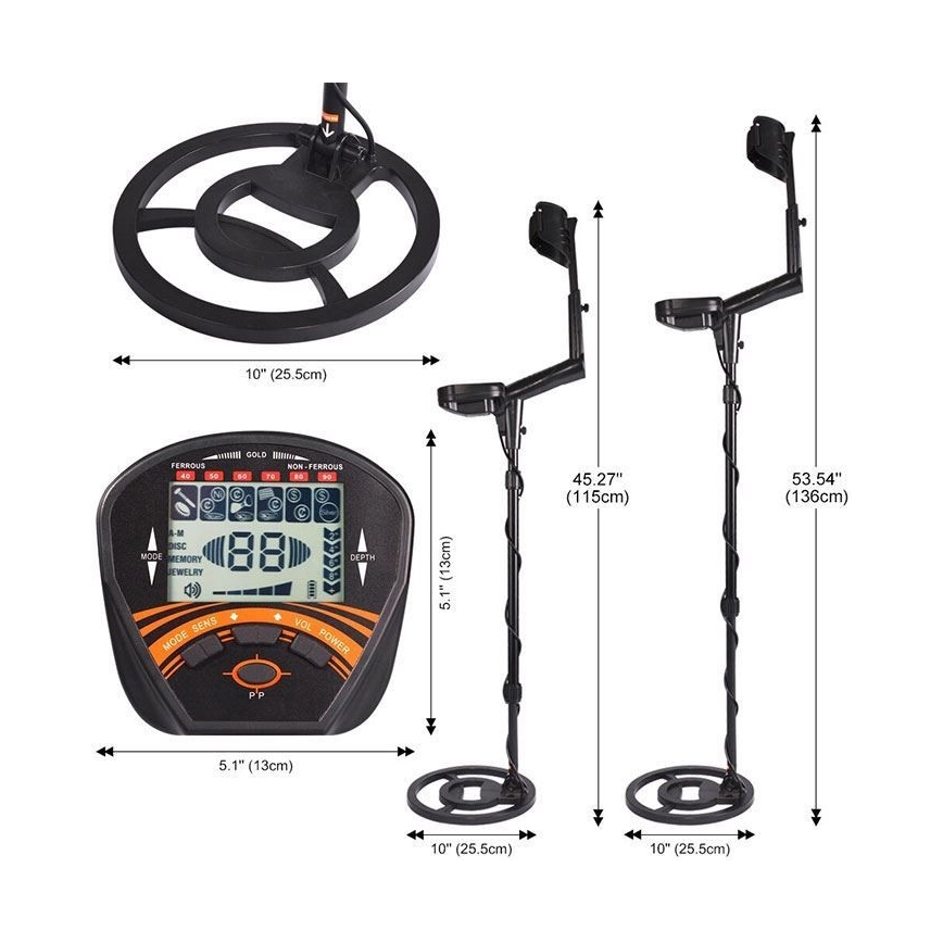 Detector de metales 18V 2x6LR61