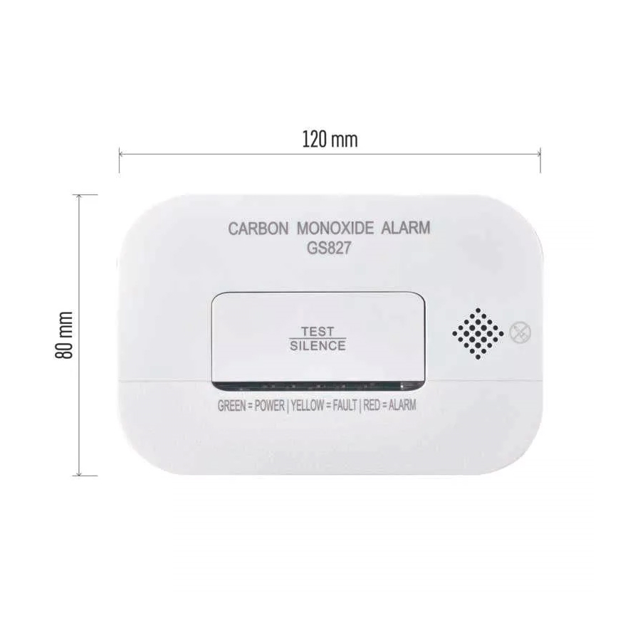 Detector de monóxido de carbono 2xAA