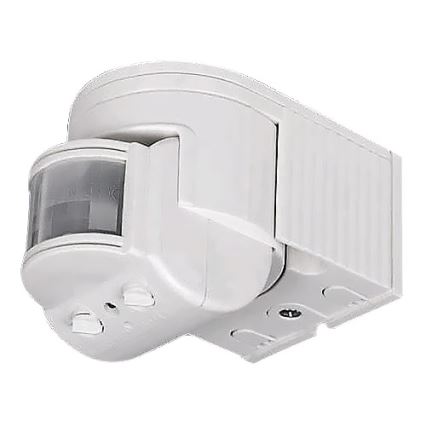 Detector PIR de movimiento y sensor crepuscular T362, 180° para pared, 230 V, 1 sensor, blanco