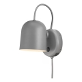 DFTP by Nordlux - Aplique de pared orientable con puerto USB ANGLE 1xGU10/25W/230V gris