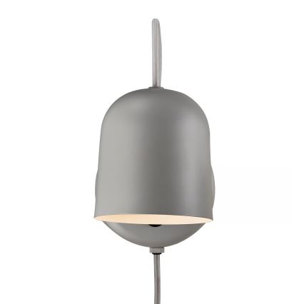 DFTP by Nordlux - Aplique de pared orientable con puerto USB ANGLE 1xGU10/25W/230V gris