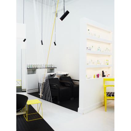 DFTP by Nordlux - Lámpara colgante con cable MIB 1xGU10/8W/230V negra