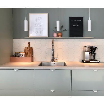 DFTP by Nordlux - Lámpara colgante MIB 1xGU10/8W/230V blanco