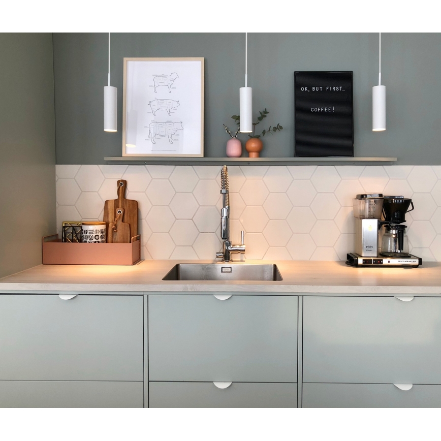 DFTP by Nordlux - Lámpara colgante MIB 1xGU10/8W/230V blanco