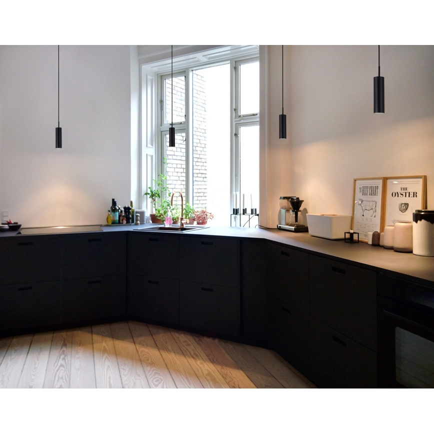 DFTP by Nordlux - Lámpara colgante MIB 1xGU10/8W/230V negro