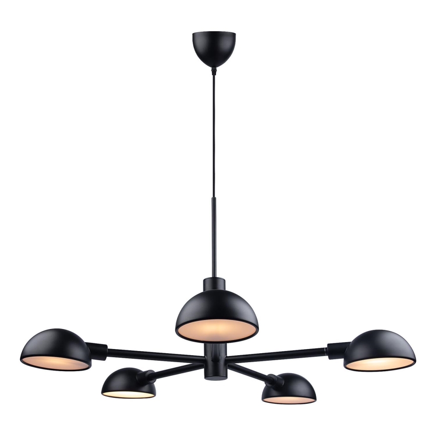 DFTP by Nordlux - Lámpara colgante NOMI 5xE14/8W/230V negro