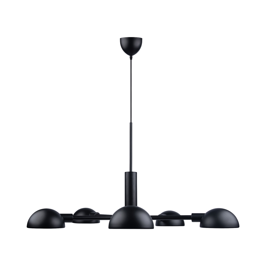 DFTP by Nordlux - Lámpara colgante NOMI 5xE14/8W/230V negro