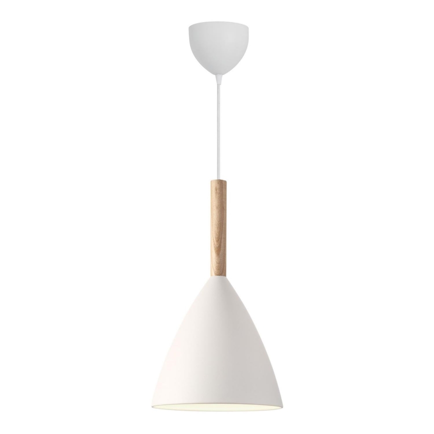 DFTP by Nordlux - Lámpara colgante PURE 1xE27/40W/230V diá. 20 cm blanco/ceniza