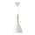 DFTP by Nordlux - Lámpara colgante PURE 1xE27/40W/230V diá. 20 cm blanco/ceniza