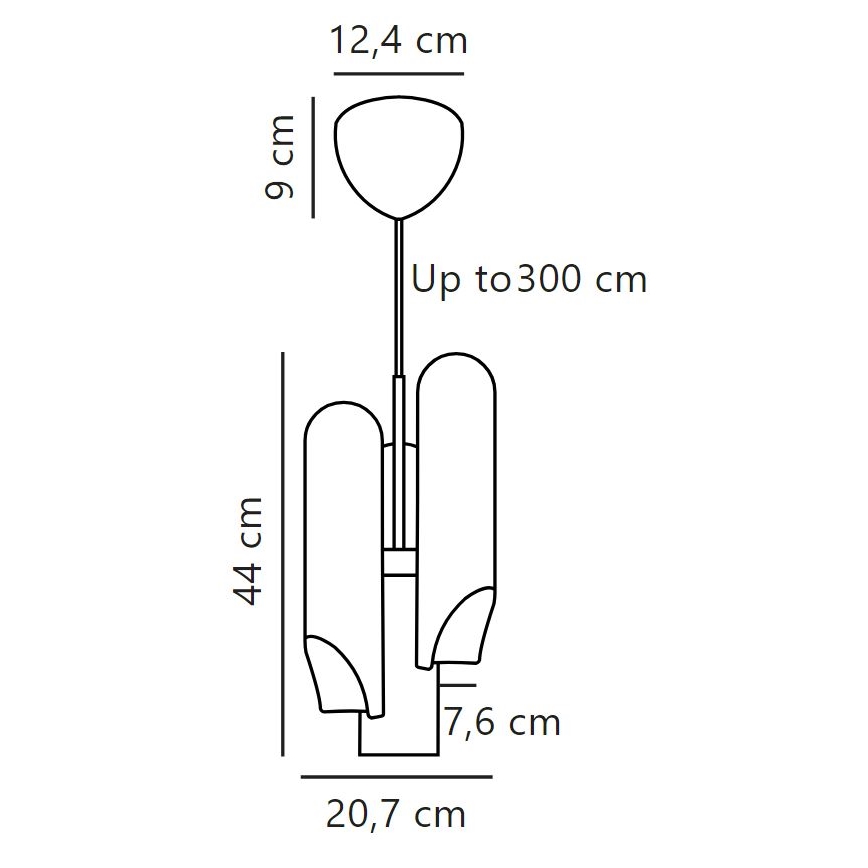 DFTP by Nordlux - Lámpara colgante ROCHELLE 3xGU10/15W/230V