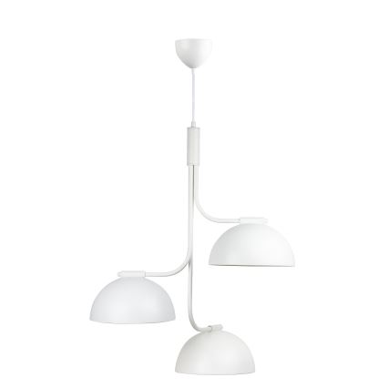 DFTP by Nordlux - Lámpara colgante TULLIO 3xE14/25W/230V blanco