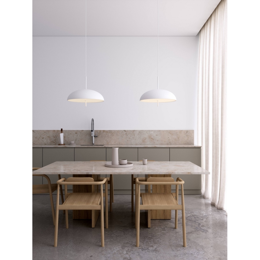 DFTP by Nordlux - Lámpara colgante VERSALE 2xE27/15W/230V blanco