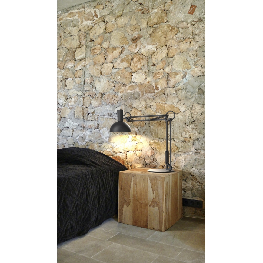 DFTP by Nordlux - Lámpara de mesa ARKI 1xE27/60W/230V negro
