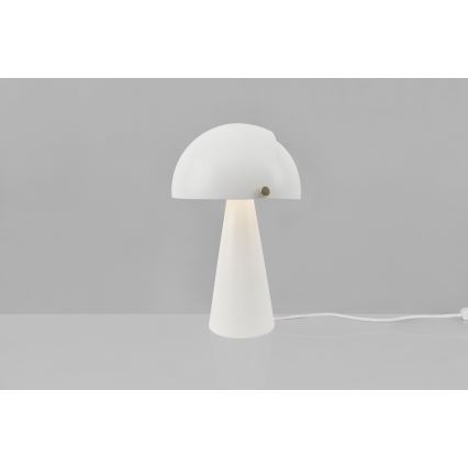 DFTP by Nordlux - Lámpara de mesa con pantalla regulable ALIGN 1xE27/25W/230V blanco