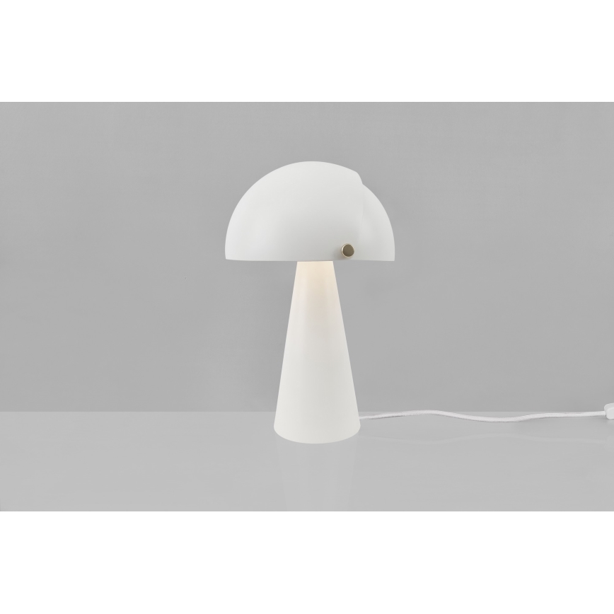 DFTP by Nordlux - Lámpara de mesa con pantalla regulable ALIGN 1xE27/25W/230V blanco