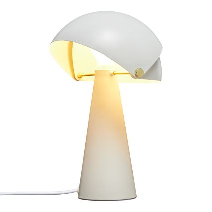 DFTP by Nordlux - Lámpara de mesa con pantalla regulable ALIGN 1xE27/25W/230V blanco