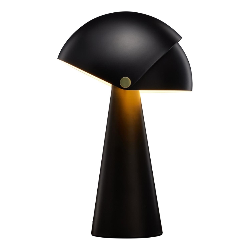 DFTP by Nordlux - Lámpara de mesa con pantalla regulable ALIGN 1xE27/25W/230V negro