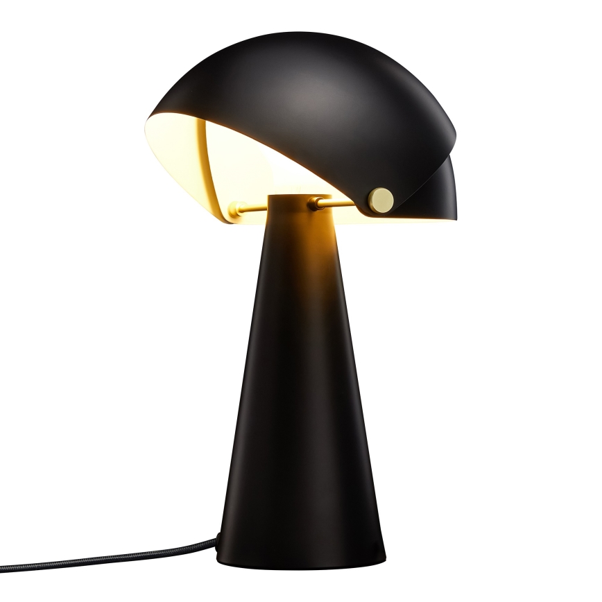 DFTP by Nordlux - Lámpara de mesa con pantalla regulable ALIGN 1xE27/25W/230V negro